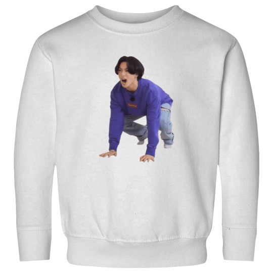 Discover Jungkook Sticker Meme Sweatshirts