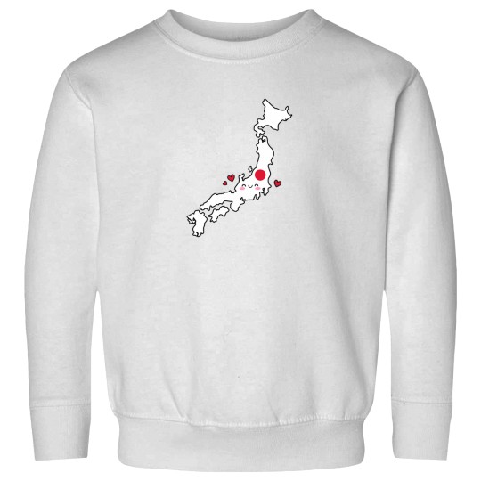 Discover Japan flags Map Smile with loves Sweatshirts