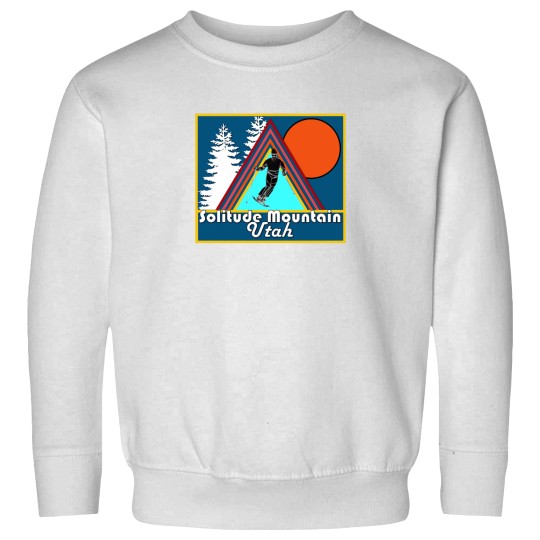 Discover Solitude mountains Utah skis vacation snow board -3 Sweatshirts