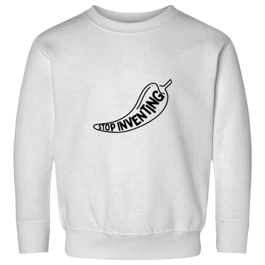 Discover Stop Inventing - Blacks Logo Sweatshirts