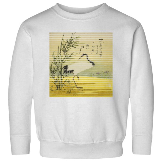 Discover Famous Vintage Art Crane Bamboo and Iris Special Design Sweatshirts