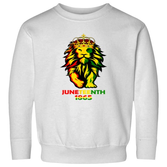 Discover junenth african american black lion 1865 king gifts s Sweatshirts