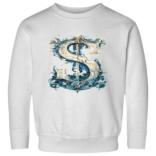 Discover S Letter Alphabet Vintages Monogram S Initials Name Sweatshirts