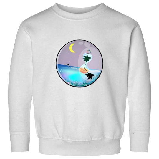 Discover Fantasy Beach with Hourglass Sweatshirts