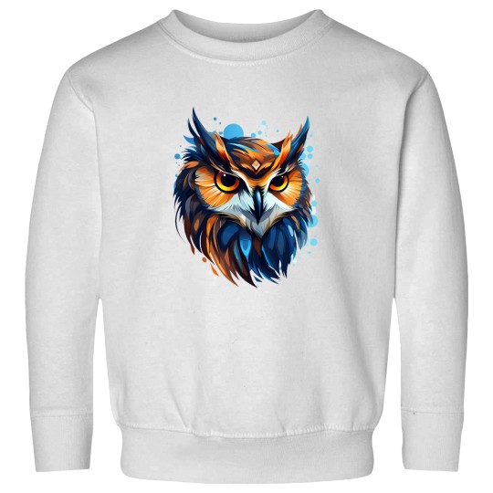 Discover Cartoon Style Owl EDC Owl Painting Drawing Logo  - wall arts - Art Prints and More Sweatshirts