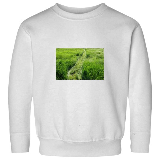 Discover Beautiful Greens grass field Long -2 Sweatshirts