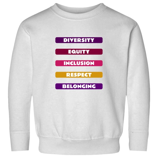 Discover Diversity Equity Inclusion Respect Belonging Pack Sweatshirts