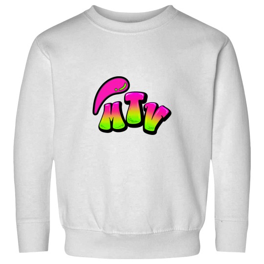 Discover MTVs Neons Pop - Vibrant 80s Inspired Sweatshirts