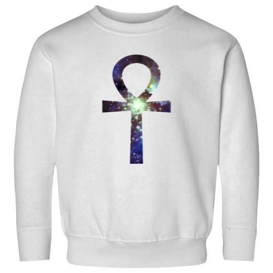 Discover Kid Cudi Galaxy  Star Forming Region NGC-3603 [Blue]  Ankh Sticker Sweatshirts
