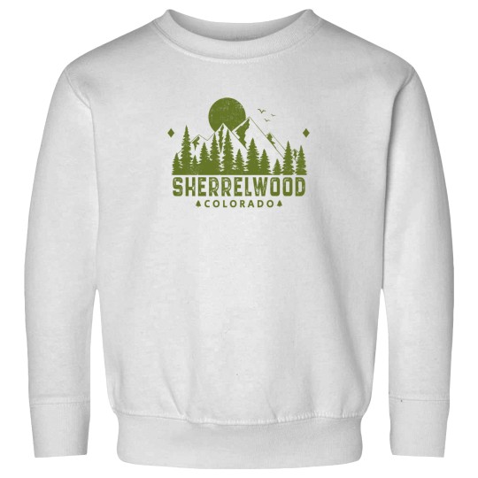 Discover Sherrelwood Colorado mountains Souvenir Sweatshirts