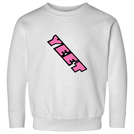 Discover Yeet in powerpuff font Sweatshirts