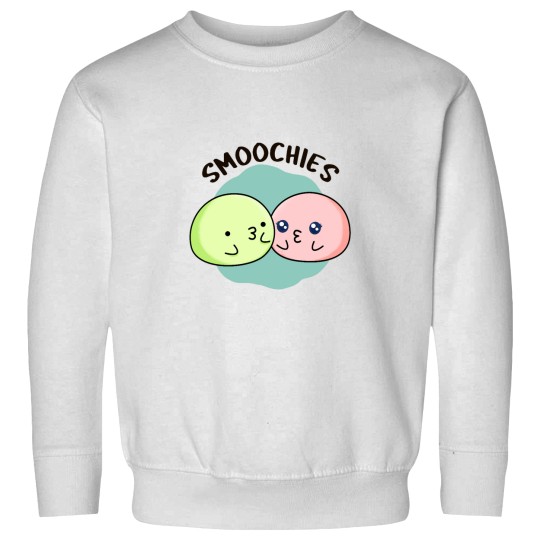 Discover Smoochies funnys Food Mochi Puns Sweatshirts