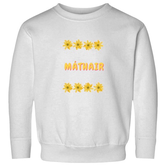 Discover Mothers Day Máthair Gaeilge Yellow Flowers Sweatshirts