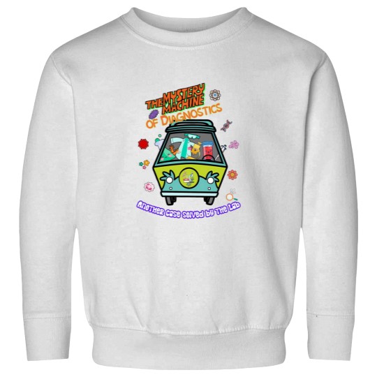 Discover Lab Week 2025 Sweatshirts, "Mystery Machine of Diagnostics" Sweatshirts