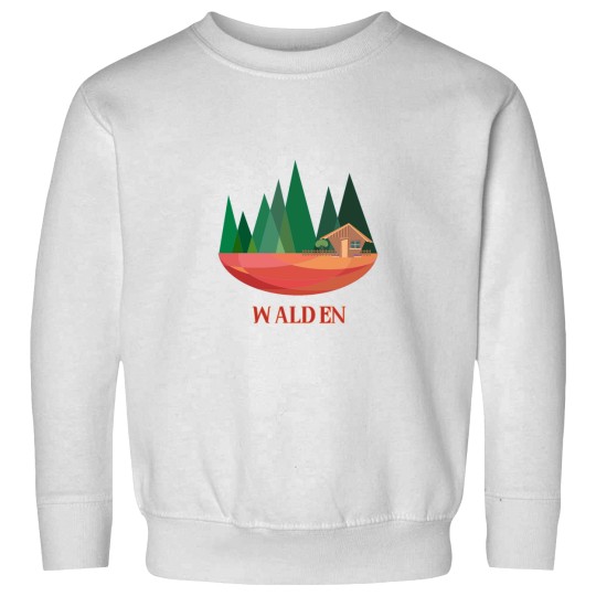 Discover Walden - Thoreau s little wood house between the forest Sweatshirts