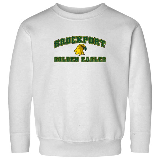 Discover SUNY Brockport Golden Eaglesss Stacked Logo Sweatshirts