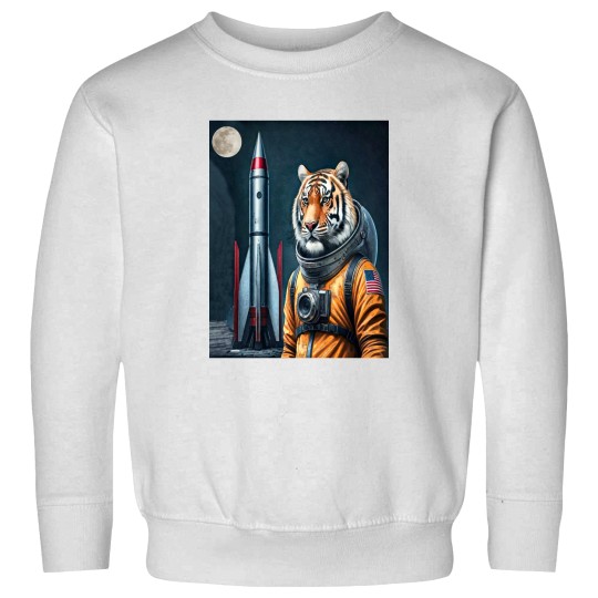 Discover An Americans  Tigers Astronautss with Full moons Sweatshirts