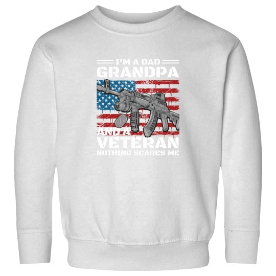 Discover Veteran Grandpa Patriotic Americans  flags Sweatshirts