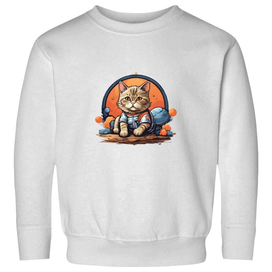 Discover cute cat easily distracted by spaces Sweatshirts