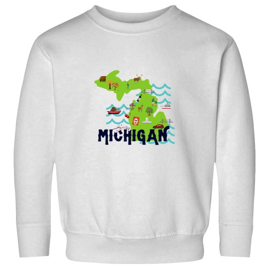Discover Michigan The Great Lakes States Sweatshirts