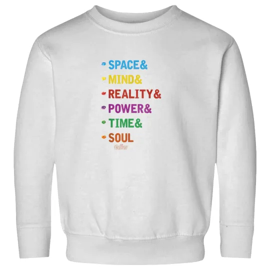 Discover Infinity wars Stones rainbows Text Sweatshirts