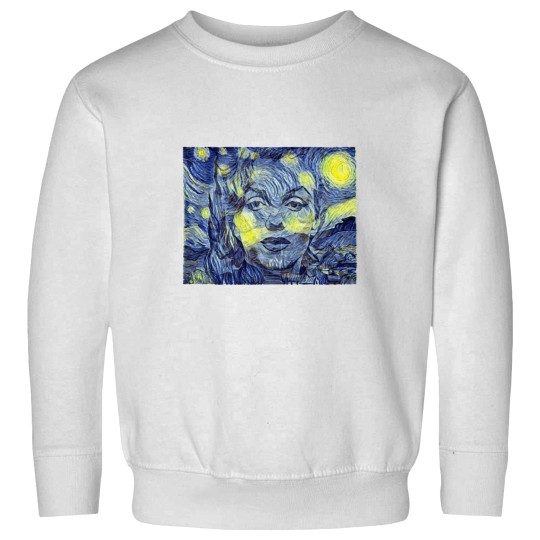 Discover Marilyn Monroe on a Starry Night  Modern Vintage Sweatshirts