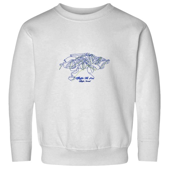 Discover Killington skis Map Sweatshirts