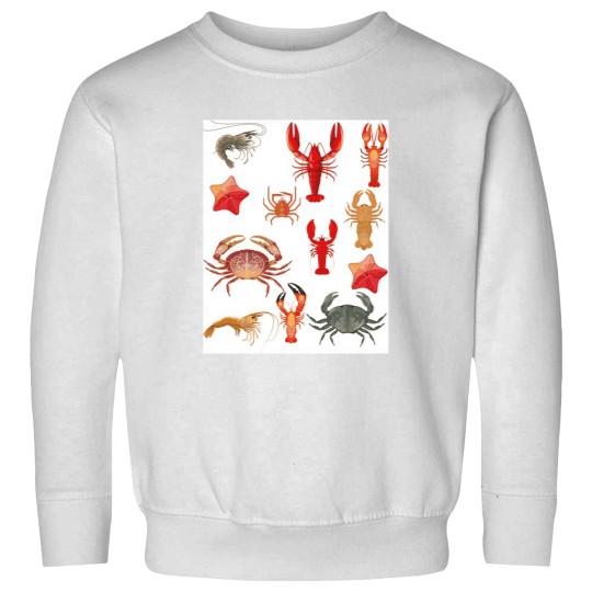 Discover Crustaceancore  Blue Sweatshirts