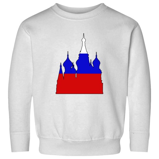 Discover Russiass - Saint Basil's Cathedral (Flag) _010 Sweatshirts
