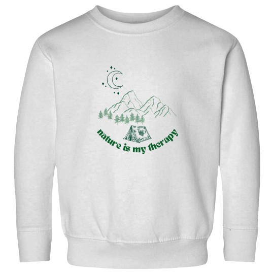 Discover Nature is My Therapy Oversized Sweatshirts