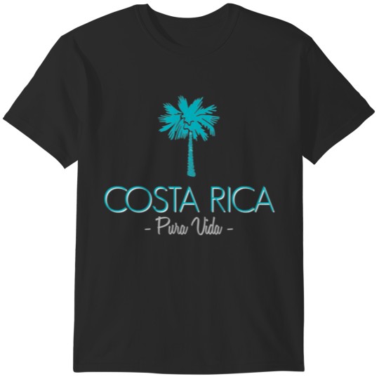 Discover Costa Rica Palm Tree Relaxed Fit T-Shirts