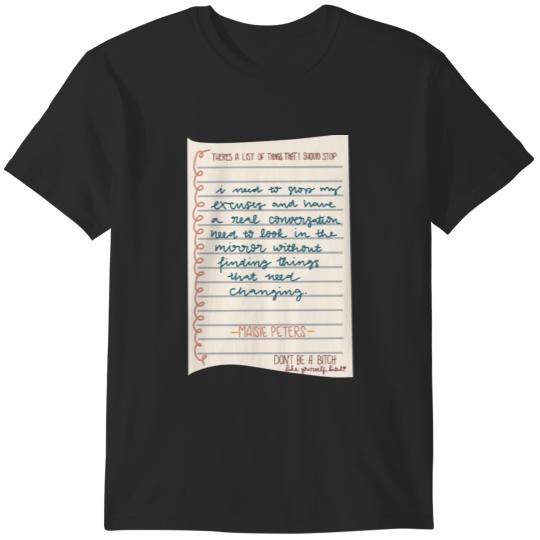 Discover the list - maisie peters T-Shirts