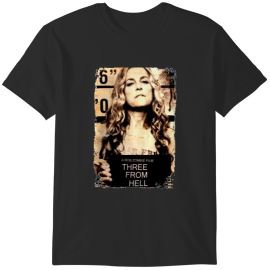 Discover Three From Hell - White ! Sherri Moon Zombie, Rob T-Shirts