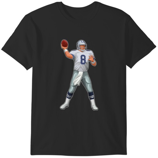 Discover Troy Aikman 8 Drops Back T-Shirts