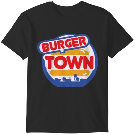 Discover Burger Town Shirt T-Shirts