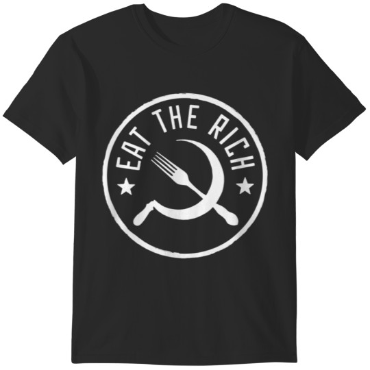 Discover Eat The Rich  Consumption Satire Statement T-Shirts