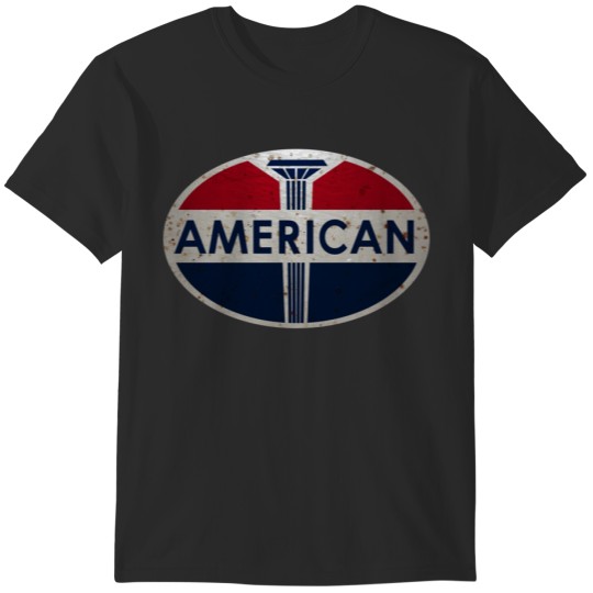Discover American Gas Station sign. Rusted version T-Shirts
