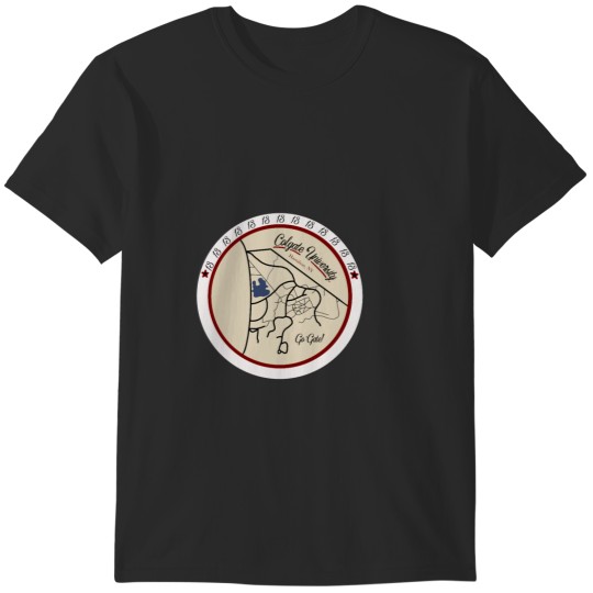 Discover Colgate University Map T-Shirts