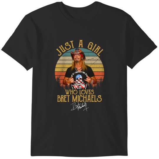 Discover Gift Idea Michaels Male Singer Bret Songwriter Funny Graphic Gifts T-Shirts
