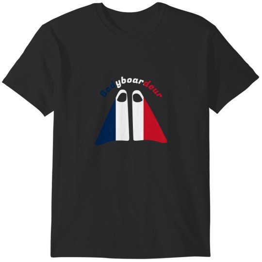Discover French Bodyboarding Fins for Bodyboarder and Bodysurfer T-Shirts