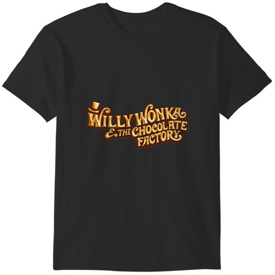 Discover Willy Wonka and the Chocolate Factory Logo T-Shirts