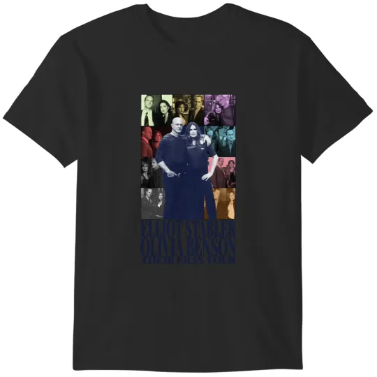 Discover Mariska Hargitay and Chris Meloni as Olivia Benson and Elliot Stabler Their Eras T-Shirts