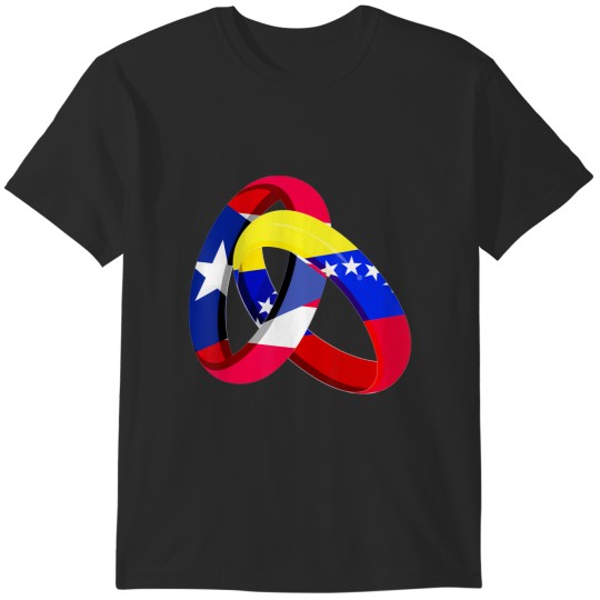 Discover puerto rico flag venezuela grown ring marriage wedding t T-Shirts