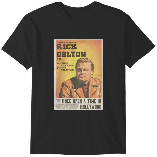 Discover Once Upon a Time In Hollywood Rick Dalton Poster Premium Scoop T-Shirts