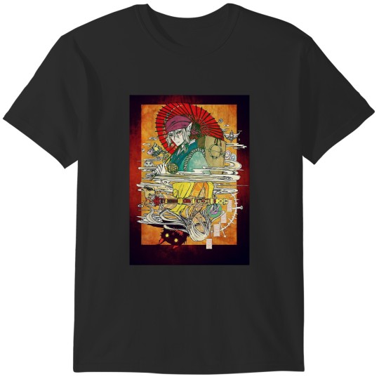 Discover Kusuriuri Go with Moon Eyesss Mononoke Common road T-Shirts