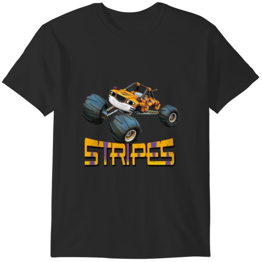 Discover STRIPES - BLAZE AND THE MONSTER MACHINES T-Shirts