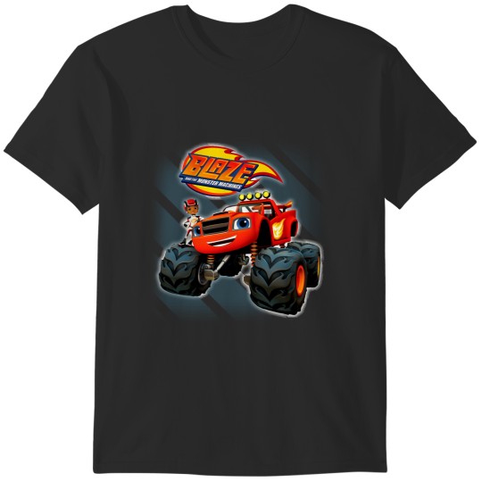 Discover Blaze and the Monster Machines with shadow T-Shirts