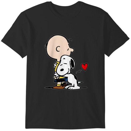Discover Snoopy Hug Charlie Brown T-Shirts