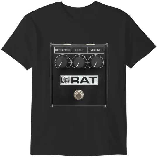 Discover Proco Rat Guitar Pedal Distortion T-Shirts
