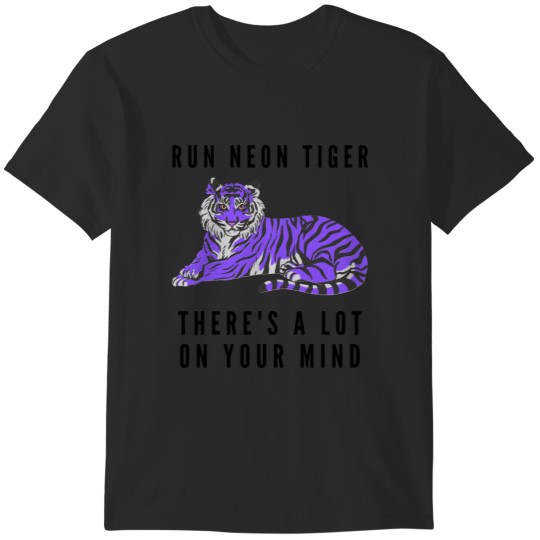 Discover The Killers Run Neon Tiger There_s A Lot On Your Mind Lyrics T-Shirts